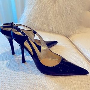 Sexy Charles David patent and suede heels